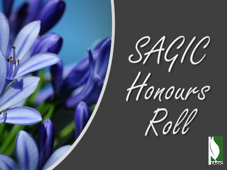 SAGIC Honours Roll